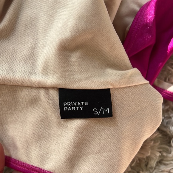 Private Part Fuchsia pink one piece swimsuit - Picture 4 of 4